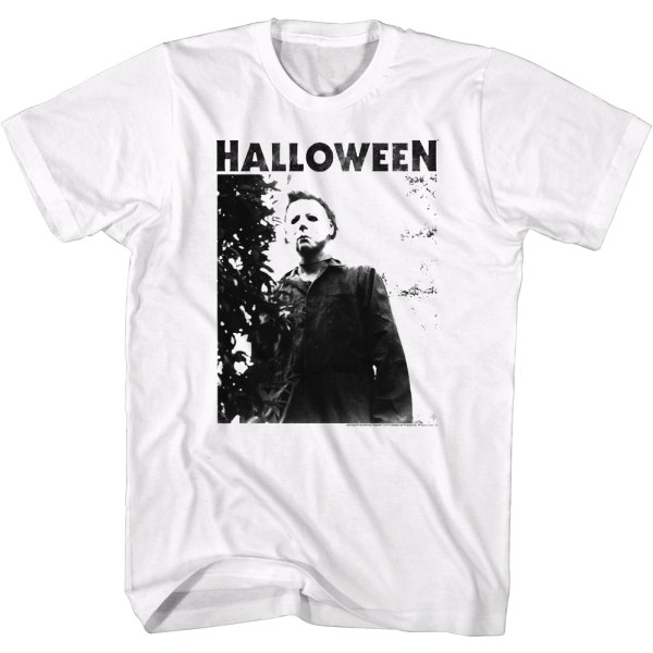 Svart och vit form Halloween T-shirt L