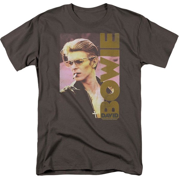 David Bowie Smokin Voksen T-shirt L