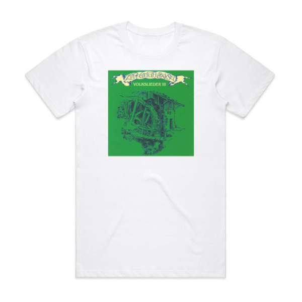 Zupfgeigenhansel Volkslieder III Album Cover T-shirt Hvid XXXL