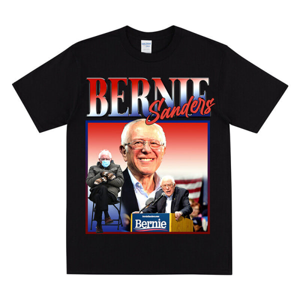 BERNIE SANDERS Hyllest T-skjorte Black XL