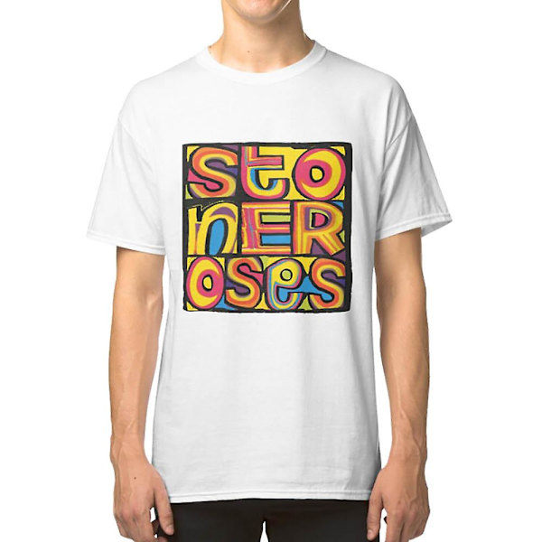 Stone Roses 'Happy Monday' Design T-skjorte M