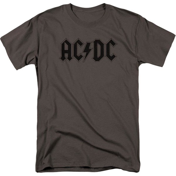 AC/DC Worn Logo T-skjorte for Voksne XXXL