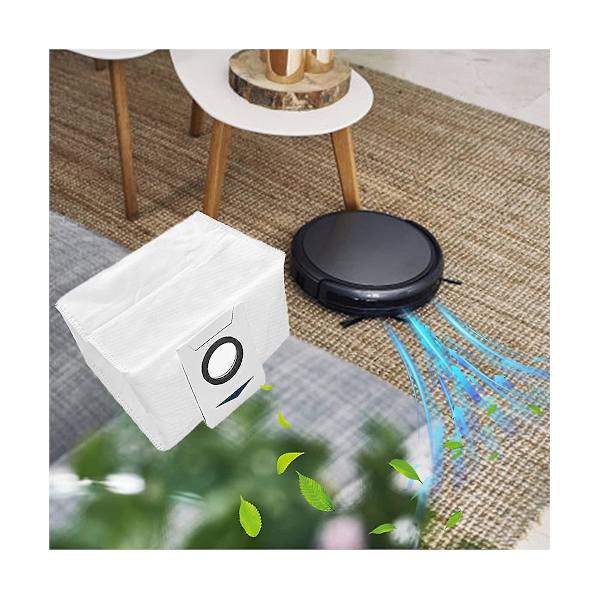 Støvpose til Deebot X1 Omni, Stor Kapasitet Støvsuger Reservedeler, med Støvbørste for Deebot Støvsuger