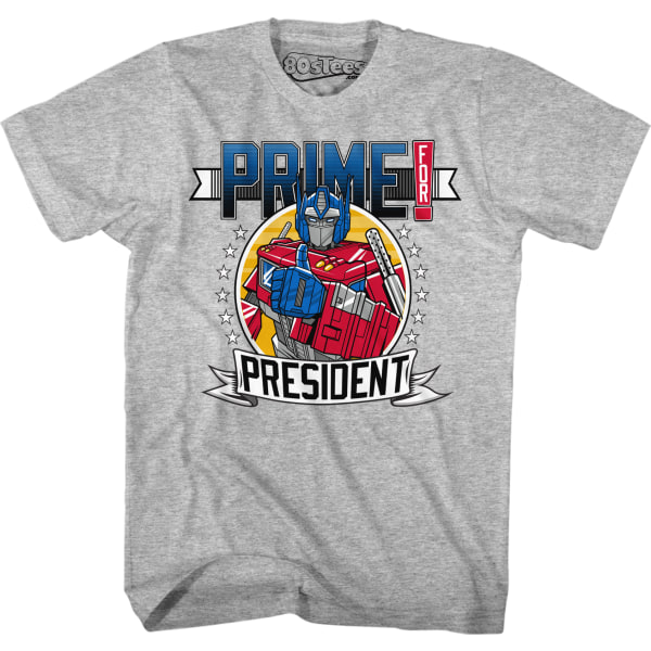 Transformers Prime For President T-Shirt S