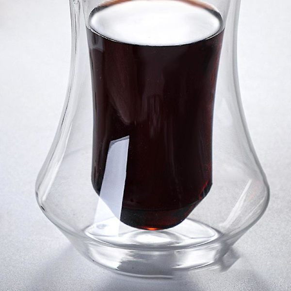 300ml dobbelt andeknabelkande i høj temperaturbestandigt glas