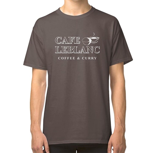 Cafe Leblanc T-skjorte darkgrey XXXL