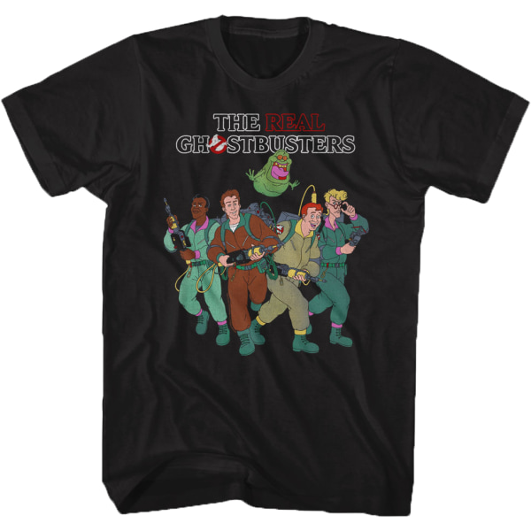 Cast Real Ghostbusters T-skjorte S