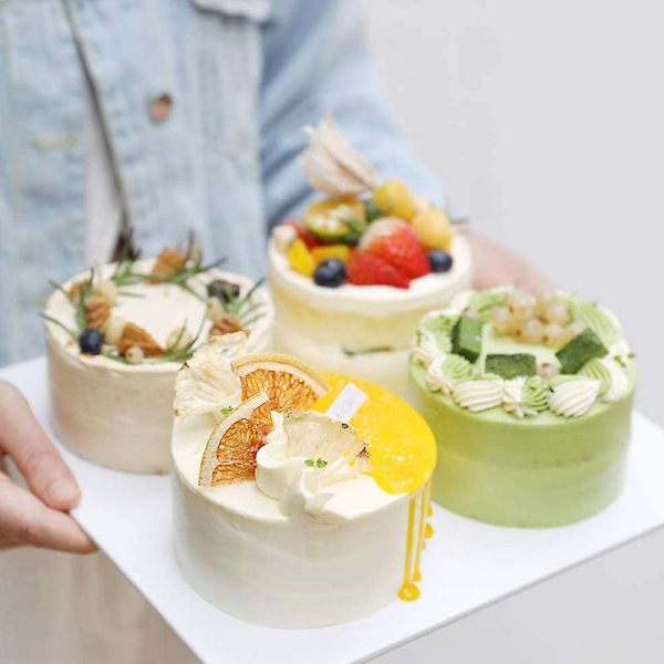 Silikon Mini Kageform 4 Tommer Rund Bageform Non-stick Silikon Bageform Bageform Genanvendelig