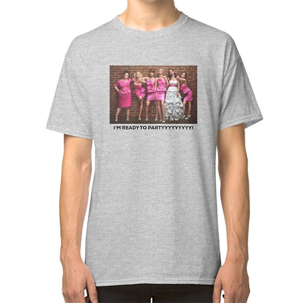 Brudepike T-skjorte grey XXXL