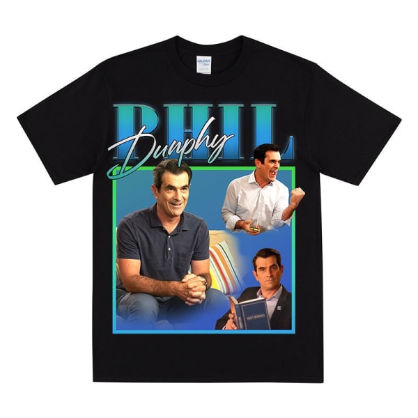 PHIL DUNPHY Hyllest T-skjorte Black M