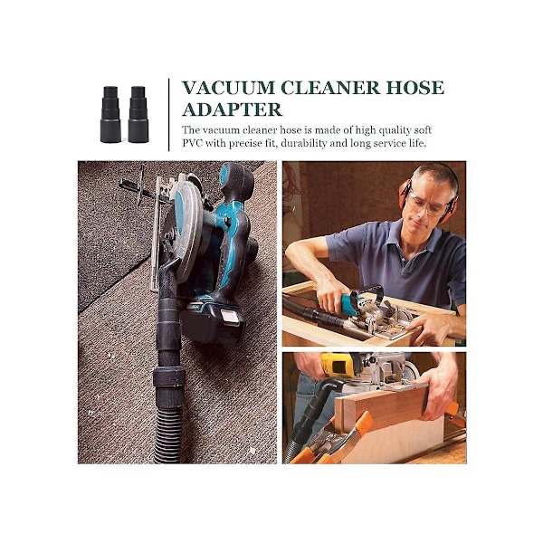 16st universal dammsugaradapter, vakuumslangadapter reduceringsslang för dammdammsugare