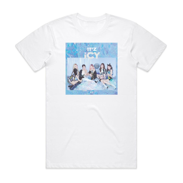 ITZY Itz Icy Album Cover T-shirt Vit XXXL