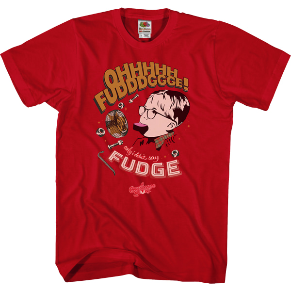 Oh Fudge Julehistorie T-shirt M