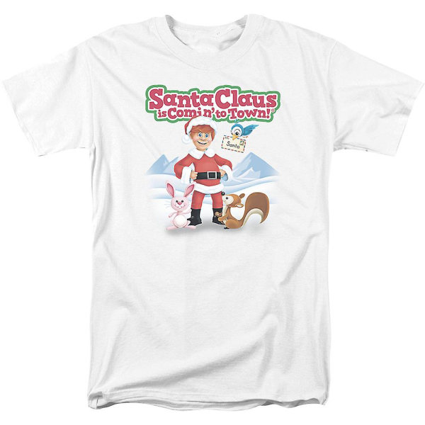 Santa Claus Is Comin' To Town T-shirt M