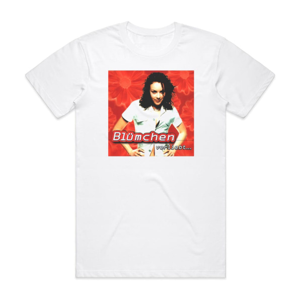 Blumchen Verliebt Album Cover T-Shirt Vit XL