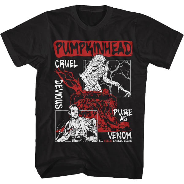 Illustrerte paneler Pumpkinhead T-skjorte S