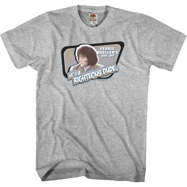 Rättfärdiga Dude Ferris Buellers lediga T-shirt M