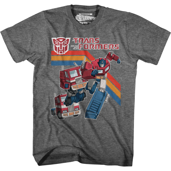 Old School Optimus Prime Transformers T-skjorte L