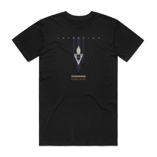VNV Nation Burning Empires Album Cover T-Shirt Svart M