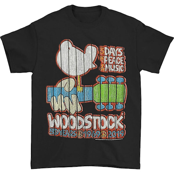 Woodstock Cracked Woodstock T-shirt XXL