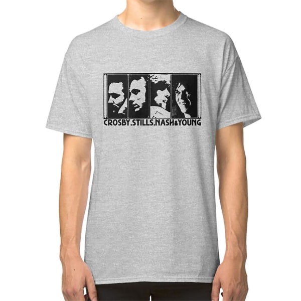 CSNY - Den Sorte Stencil T-shirt white L