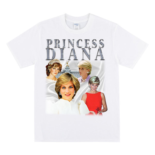 PRINSESSA DIANA Muistot-T-paita Naisille White XXXL