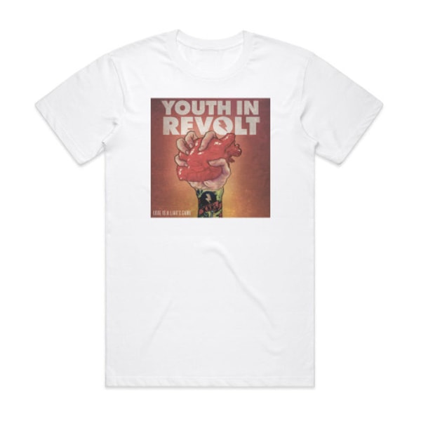 Youth in Revolt Love Is A Liars Game -albumin kansi -valkoinen T-paita XL