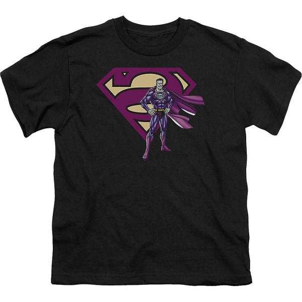 Youth Bizarro Med Logotyp DC Comics T-shirt L