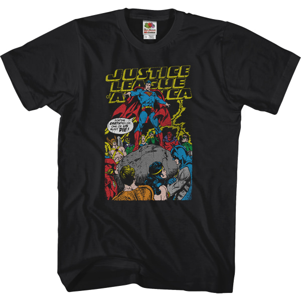 And One Of Us Must Die Justice League T-shirt Ny XXXL