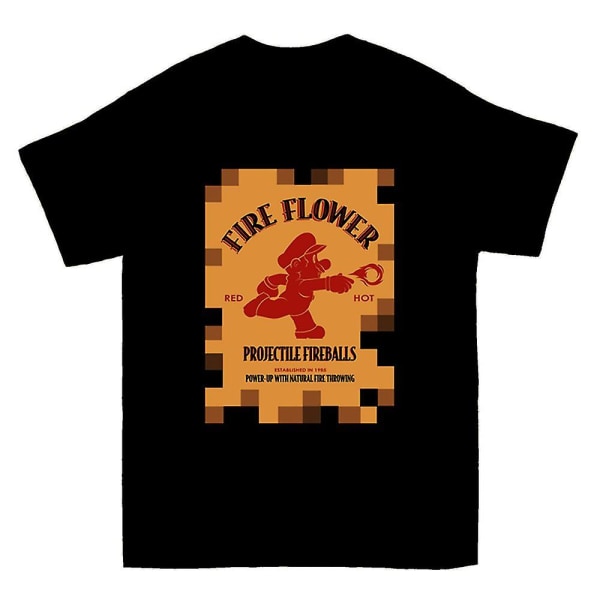 Drink Fire Flower T-shirt L