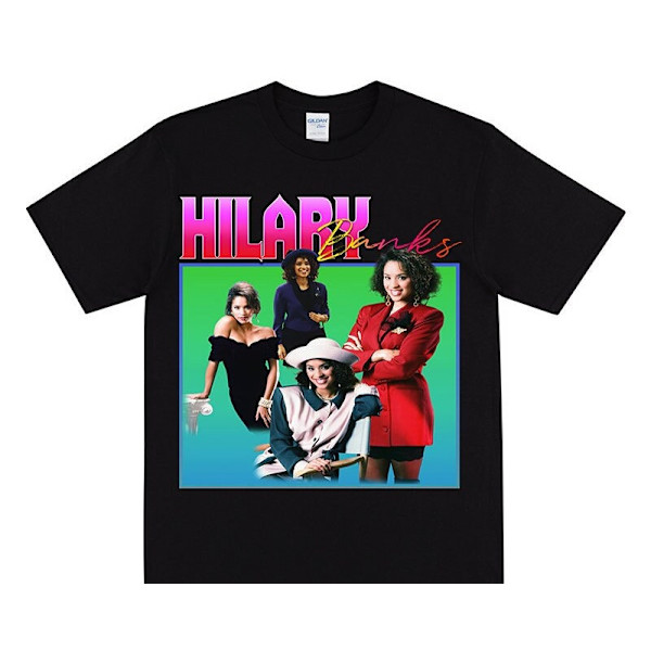 HILARY BANKS Kunnianosoitus T-paita Black M