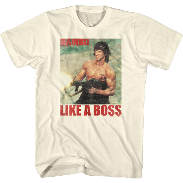 Like A Boss Rambo T-shirt M