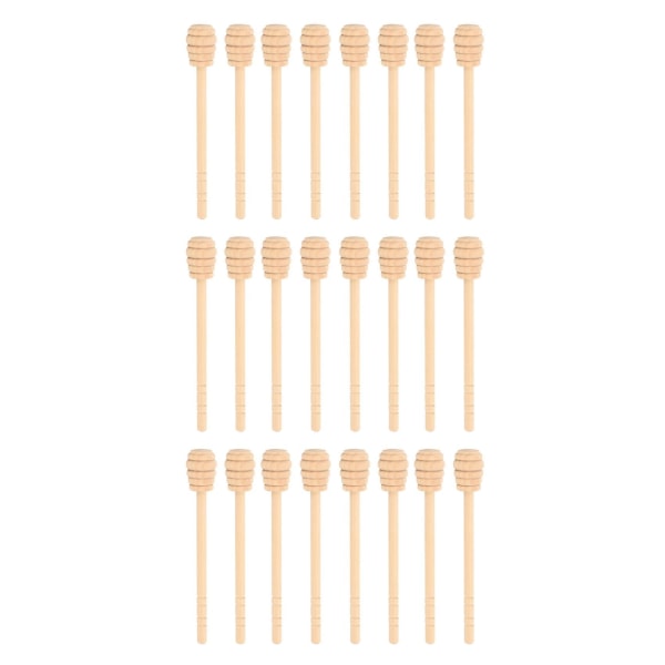 165 Pakke 6 Tommer Træ Honning Dippepinde til Honning Marmelade Glas Dispensering, Mini Individuelt Indpakket