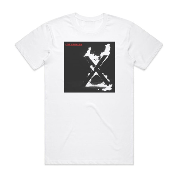 X Los Angeles 1 Album Cover T-shirt Hvid L