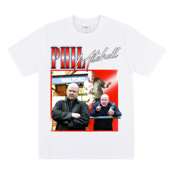 PHIL MITCHELL Homage T-skjorte White XXL