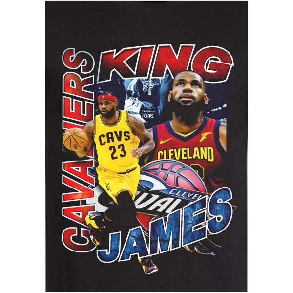 Vintage T-shirt NBA Old School Lebron James XXL