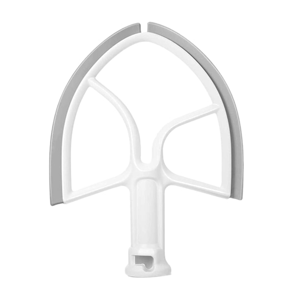 5qt Flat Mixer for KitchenAid Station Mixing Bowl Scraper, Paddle Replacement Attachment -