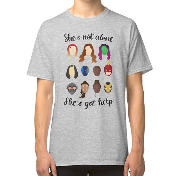 Hun har hjelp T-skjorte white XXXL