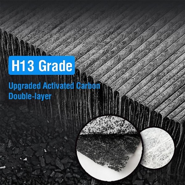 Pro H HEPA-filter PM2.5 Aktivt Kolfilter Pro H H13 Pro H Filter till Luftrenare Pro H