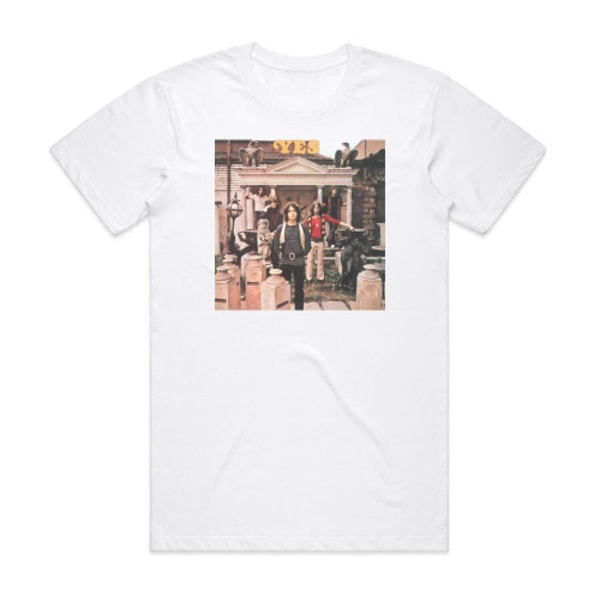 Yes Yes 3 Album Cover T-Shirt Hvid XXL