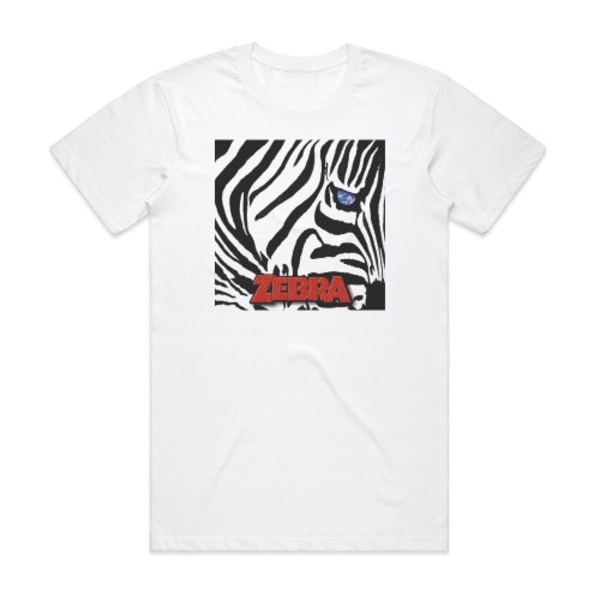 Zebra Iv Album Cover T-Shirt Hvid L