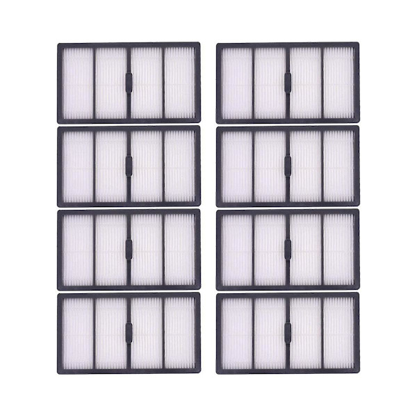 Reservefilter til S-serien S9 9150 S9+ Plus 9550 Robotstøvsuger, 8 x HEPA-filter