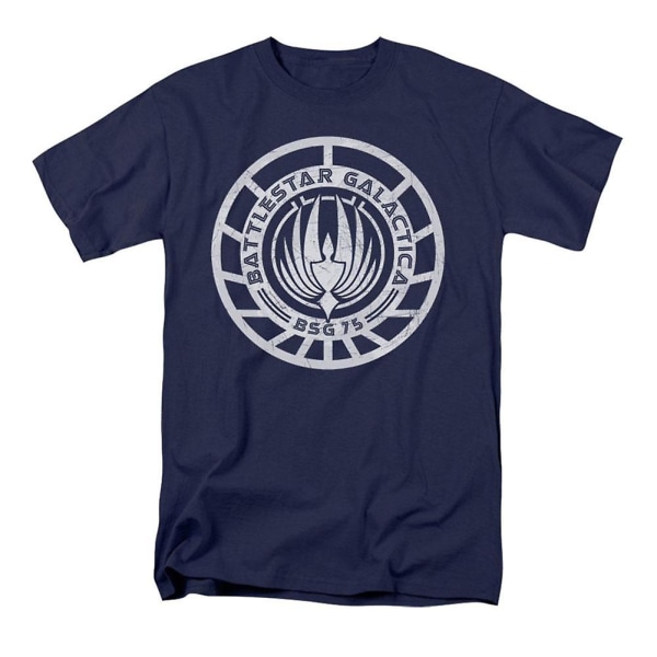 Battlestar Galactica Ridset BSG Logo T-shirt L