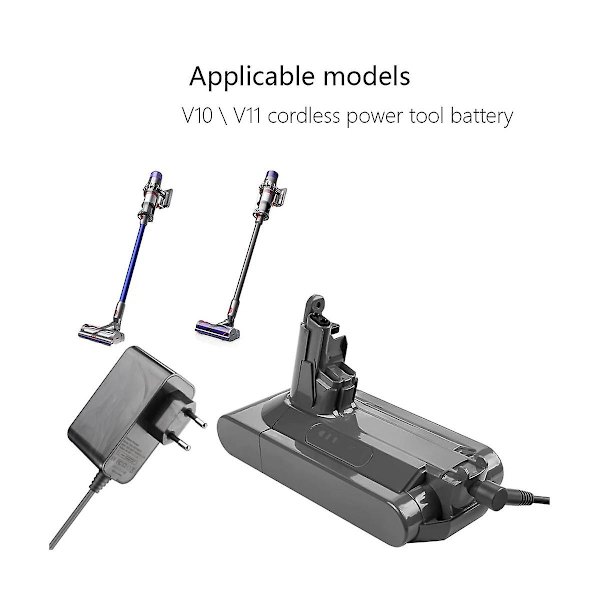 V10 V11 V15 Sv12 Sv15 Støvsugerlader Erstatning Laderkabel Batteri Strøm Adapter 30.45v