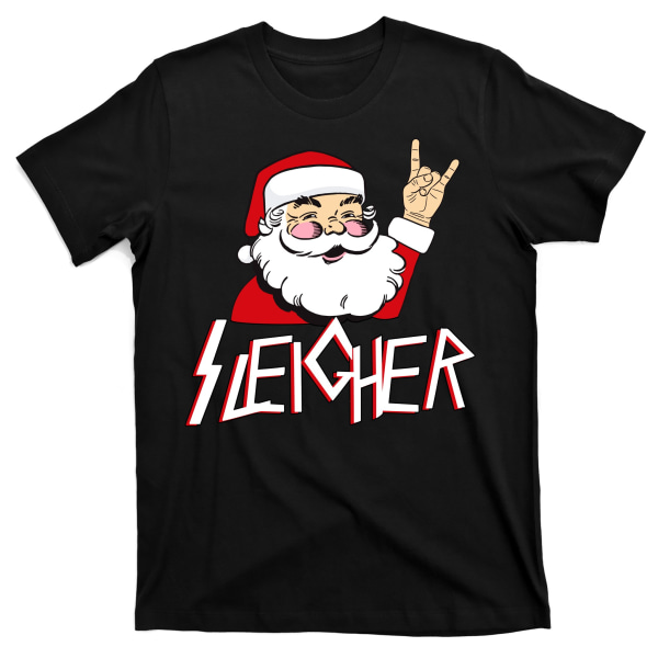 Sleigher Santa Rocks T-skjorte XXXL