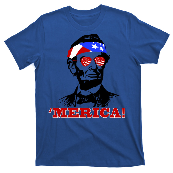 Abraham Lincoln Merica T-shirt XXL