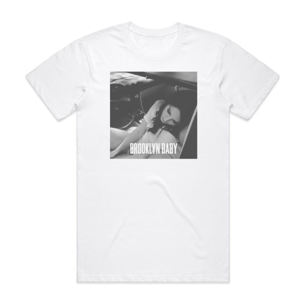 Lana Del Rey Brooklyn Baby Album Cover T-shirt Hvid S