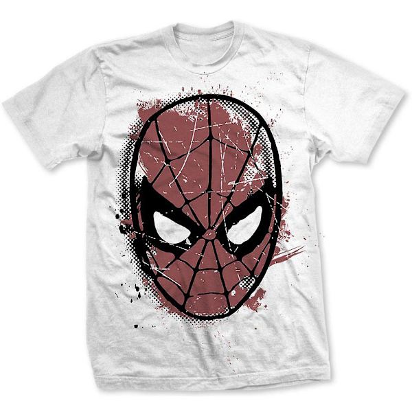 Spider-Man Spidey Stor Huvud Distressed T-shirt XXXL