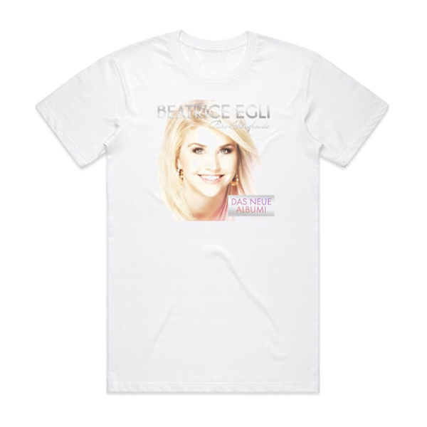 Beatrice Egli Pure Lebensfreude Album Cover T-skjorte Hvit XL
