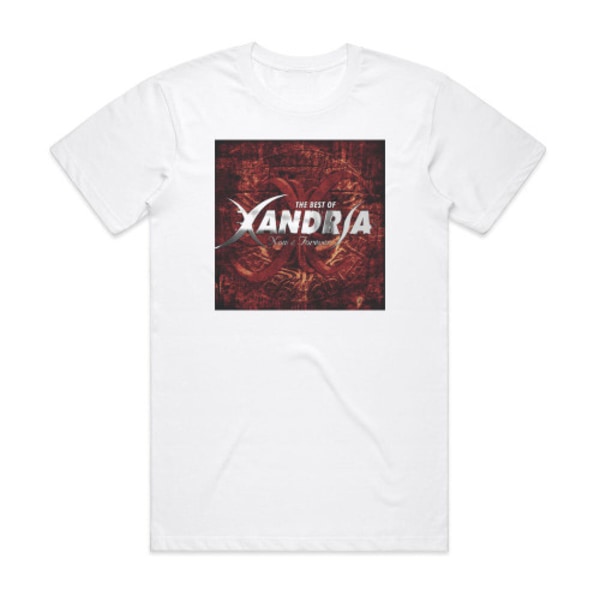 Xandria Now Forever The Best Of Xandria Album Cover T-Shirt Vit XL